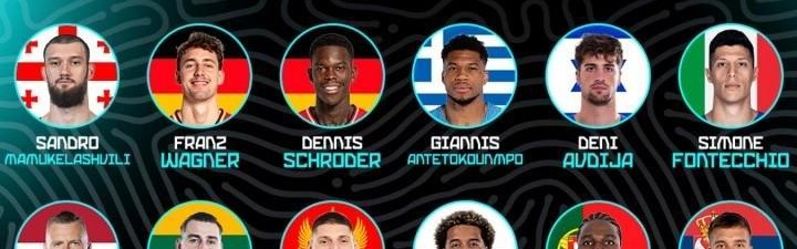 众星云集，男篮欧锦赛明日开打，约基奇、字母哥等NBA球员领衔